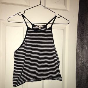 Cute stripe crop top